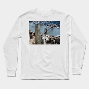 Aerial Bridge View Long Sleeve T-Shirt